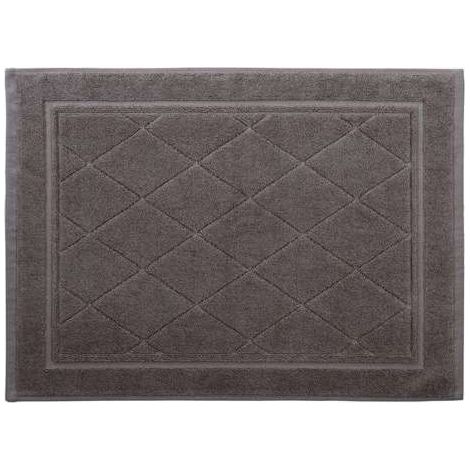 CALEFFI Tappeto Bagno in Cotone Minorca CM. 45X60 Spugnissima Tinta Unita Antracite