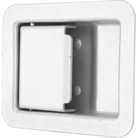 Coffre à outils RV Poignée Loquet 140 x 108 mm Verrou intégré Porte Camping-car Camion Poignée Argent (1/5)