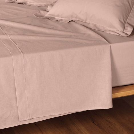 Drap Plat "Lina" 180x290cm Rose (1/5)