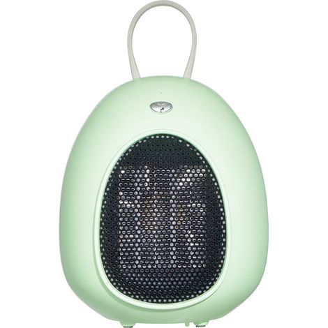Chauffe-pieds électrique silencieux, chauffage, petit appareil, radiateur de bureau d'hiver, 220v, vert