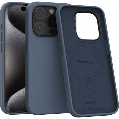 Magnetische Hülle für iPhone 15 Pro Spacecase Pure Mag Case für Magsafe (1/5)