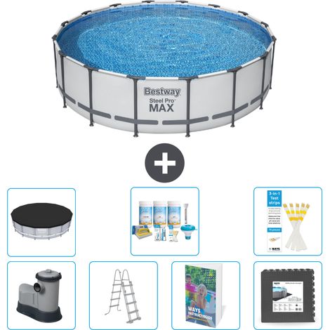 Bestway Steel Pro MAX Rund - 488x122 cm - 8-teilig S581 (1/4)