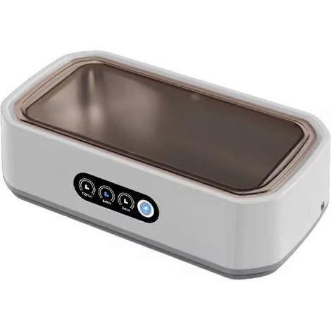 Machine de nettoyage à ultrasons pour lunettes, bijoux et appareils dentaires (capacité 650 ml), professionnelle, prise UE. (1/5)