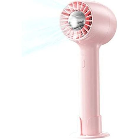 Ventilateur portable rechargeable USB silencieux – Mini ventilateur de bureau et camping, batterie intégrée, sans fil, léger et compact (1/5)