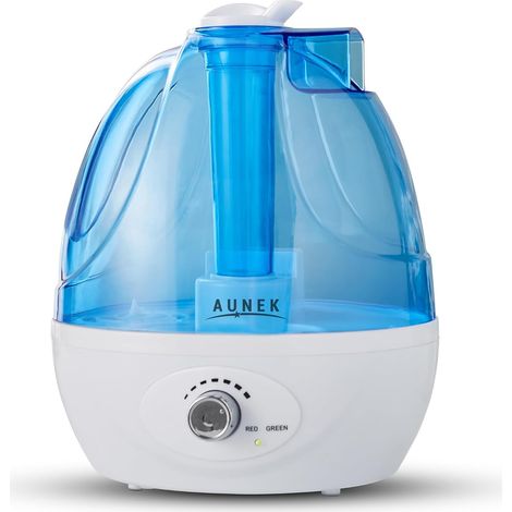 Humidificateur 2,2L brume fraîche silencieux, arrêt automatique, diffuseur air pour chambre bureau maison avec grande capacité (1/5)