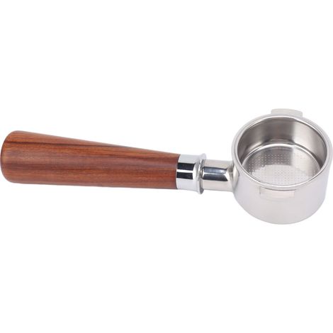 Porte-filtre 51 mm à 2 oreilles, sans fond, de remplacement pour machine à café EC0310, style A1, rouge, à branche acide.