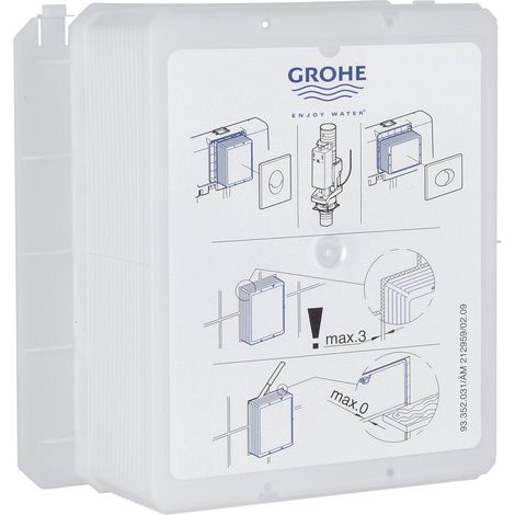 Grohe – Trappe de visite 60x60cm – Acier galvanisé – Installation facile – Résistante à la corrosion – Pour accès rapide aux réseaux (1/4)