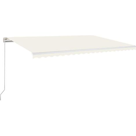 Maison Exclusive - Markise Manuell Einziehbar mit LED 500x350 cm (1/5)