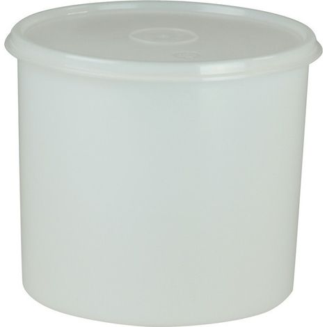 Barattolo 2000 ml con coperchio a scorrimento, rotondo natura H143xP169mm HÜNERSDORFF