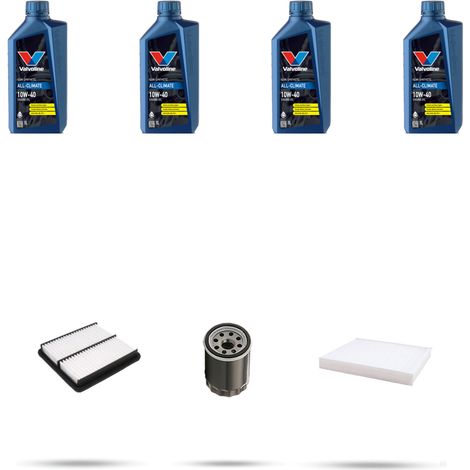 Kit tagliando 3 FILTRI e 4L OLIO compatibile con Suzuki Sx4 1.5 VVT 82kw Dal 2010 (1/5)