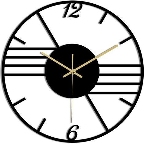 Elegante, dekorative, batteriebetriebene Wanduhr - JSCC012 (1/5)