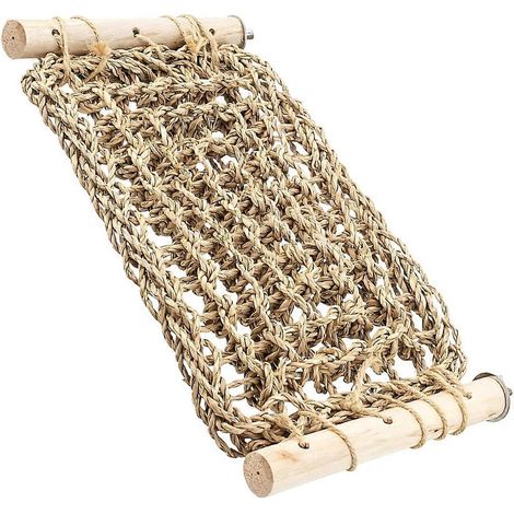 Conure Ladder perchoir pour cage, oiseau Ladder Bridge Exercise Stands, perroquet Net Climbing à mâcher Hammock, cage (1/5)