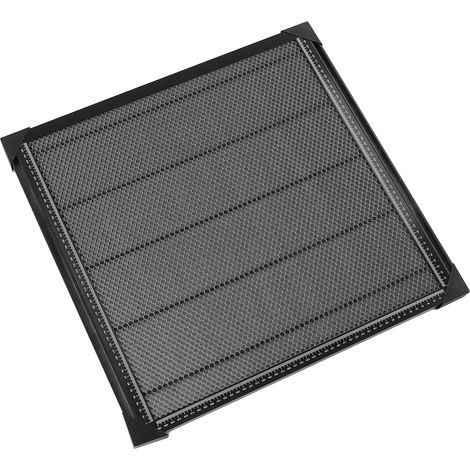 Table de découpe laser en alliage d'aluminium résistant à la rouille et à dissipation thermique rapide, avec 2 pinces, noire. (1/5)