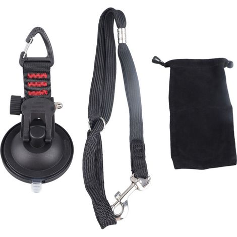 Attache de bain pour chien avec ventouse, collier réglable, laisse de retenue pour animal de compagnie, douche et toilettage pour chat (1/5)