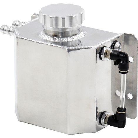 Bidon de D'huile de Véhicule en Aluminium 1 L Réservoir de Reniflard D'huile Vidange (1/5)