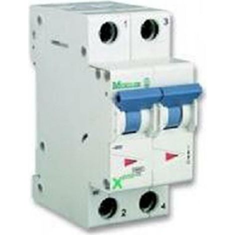 Eaton interruttore magnetotermico automatico modulare 2x20a 4500 ka 2 poli c20a 243279