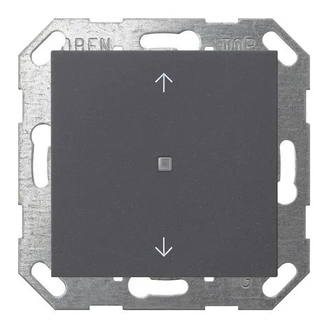 Gira Taster Wippe 1f Pfeile OneKNX System 55 Anthrazit [517228], 5172 28