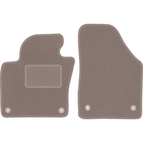 Tapis avant beiges pour Volkswagen Tiguan I monospace (2007-2015)