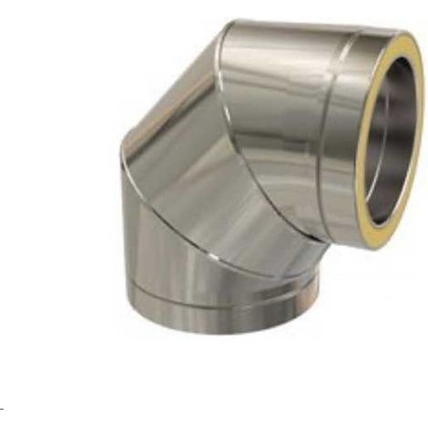 Codo 90º Inox-Inox Convesa  Medidas  Accesorios Fontanería: 100mm