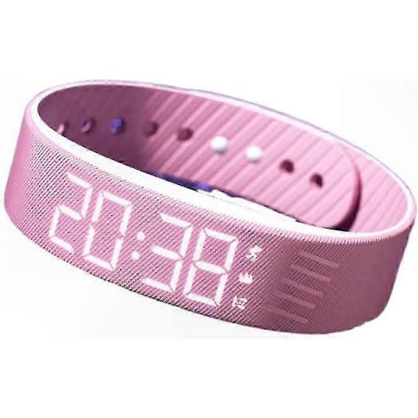 Reloj despertador con vibración silenciosa, solución para despertarse de Fitsleeps (rosa) (1/5)