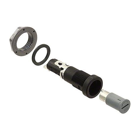 Porte-fusible monté sur panneau Eaton Bussmann taille 6.3 x 32mm 20A 250V c.a. ( Prix pour 1 )