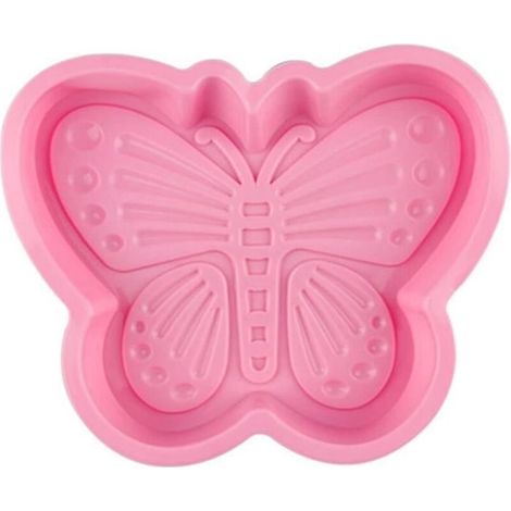 Moule à gâteau - Noname - Papillon - Silicone - Rose - Antiadhésif (1/4)