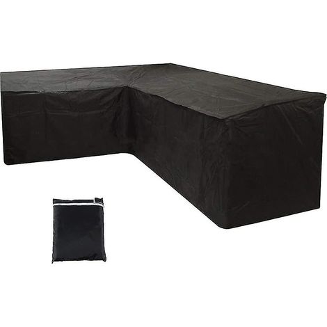 Housses de mobilier de jardin en forme de L, imperméables, en tissu Oxford résistant, en forme de L. (1/5)