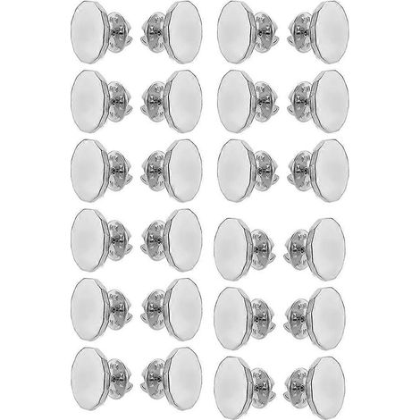 12 paires d'aimants pour rideaux, attaches magnétiques pour rideaux de douche, boutons de retenue pour rideaux (1/5)