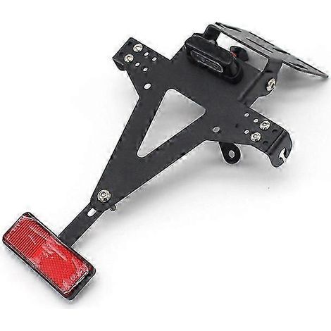Support de plaque d'immatriculation réglable à angle pour moto Yamaha YZF R1 R3 R6 R15 R25 FZ6 MT-07 MT 07( ) (1/5)