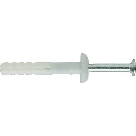 Tassello con vite per cartongesso d 6x50 mm. bco. Prezzo per 100 pezzi.