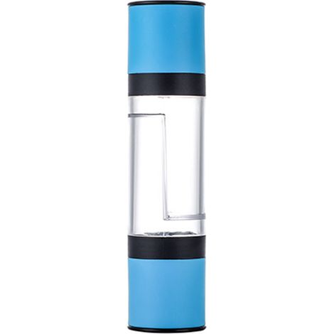 Moulin à sel et à poivre manuel 2 en 1 rechargeable, adapté pour moudre herbes et épices, pratique pour la cuisine (1/5)