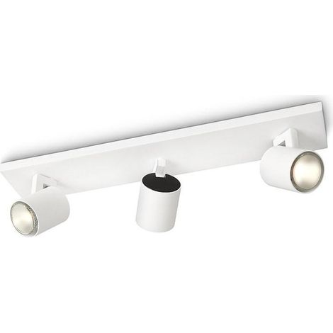 Philips Plafón 3 Focos Aluminio Moderno y Minimalista (1/3)