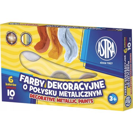 VERNICI METALLIZZATE 6 COLORI/10ML. 83411900 A'4 0015