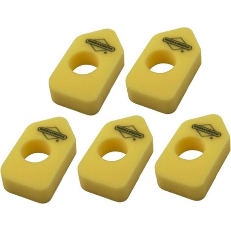 ZOLGINAH 698369 Filtro de aire de espuma amarilla Briggs & Stratton. Motores Classic, Sprint y Quattro, 5PCS (1/5)