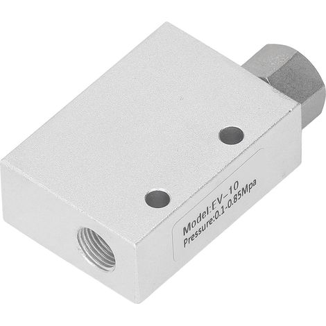 Pneumatischer Abluftausstoß für Vakuumgenerator, Aluminiumlegierung, Großvolumenventil EV-10 (1/5)