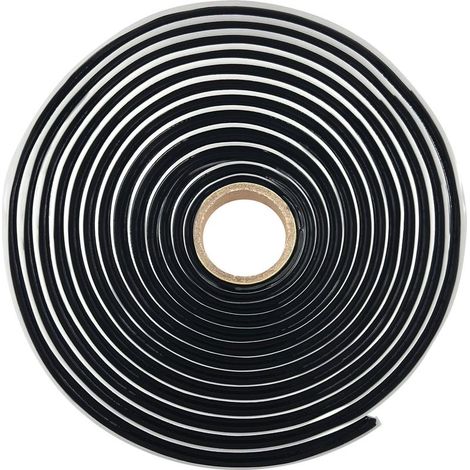 Ruban Butyle Sealant Tape, 10 mm x 4m Ruban d'étanchéité en caoutchouc étanche à l'eau pour les fuites, automobile camion fenêtre porte RV réparation pare-brise phares toit mastic