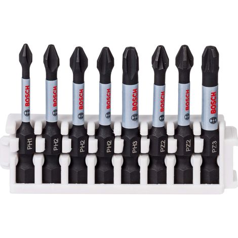 Set Bosch Professional da 8 pz. di bit avvitamento Impact Control (Pick and Click, accessorio per avvitatore a impulsi) (1/4)
