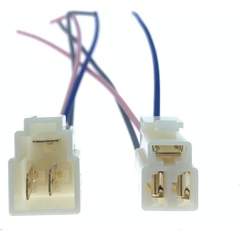 Fiche à trois broches de 6,3 mm pour applications automobiles, électriques et motos - JB1184-3P