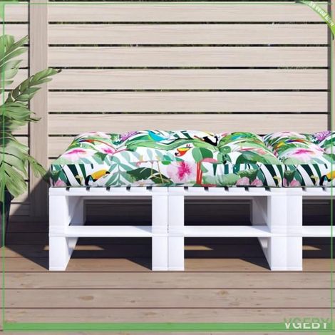 360530 Coussin de palette multicolore 120x80x12 cm tissu (1/5)