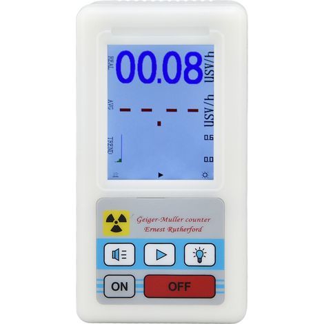 Contatore Geiger BR6, rilevatore multifunzionale di radiazioni elettromagnetiche e nucleari con caricamento semplice (1/5)