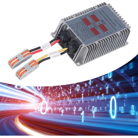 Contrôleur de batterie photovoltaïque lithium fer phosphate réglable 10-30V avec affichage, chargeur abaisseur 200W. (1/5)