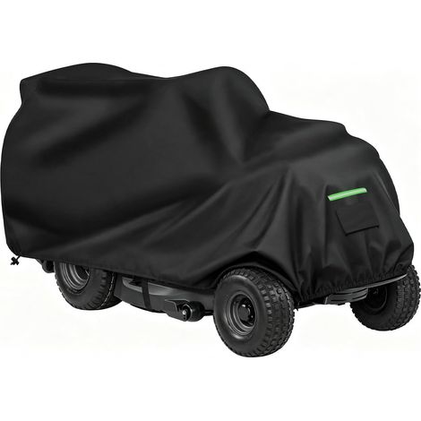Riding Mower Cover 18 x 137 x 117 cm, Oxford 600D Waterproof Anti-UV tear-resistant garden tractor cover. All-season protection against rain, dust and sun. (1/5)