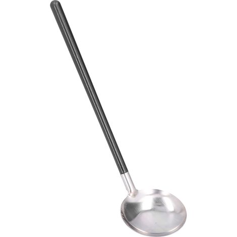 Cuillère ronde en acier inoxydable 26 cm, louche pour hot pot, cuillère à soupe, vaisselle pour maison cuisine restaurant hôtel (1/5)