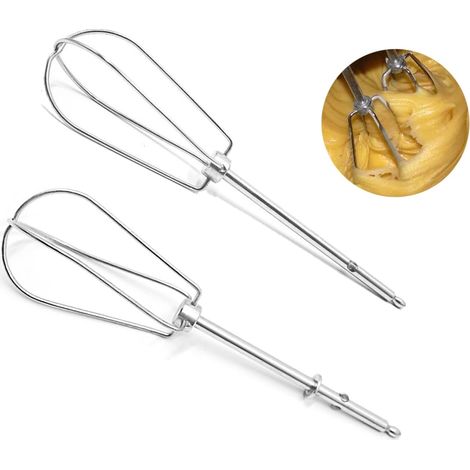 Pack Hand Whisk for Hand Mixer Replacement - Blender  Replacement Mixer Kit with Whisks for Hand Mixer, Food Processor - for Hand Blender and Food Processor (1/5)