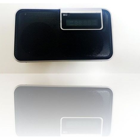TrAdE Shop Traesio - Radio Portatile 283 Cassa Speaker Tf Card Usb Mp3 Aux Fm Batteria Tascabile -