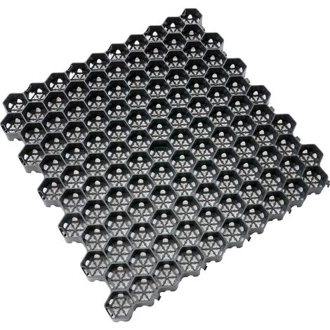 Dalles stabilisatrices Tufftrack®gazon et gravier, offrent une résistance aux charges lourdes 610x610mm