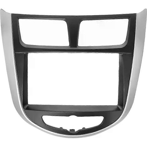 7/65 Zoll 2-DIN Autoradio-Einbaurahmen MP5-Adapterpanel für Hyundai I-25 / Accent / Solaris / Verna 2010+-JXLGV (1/4)