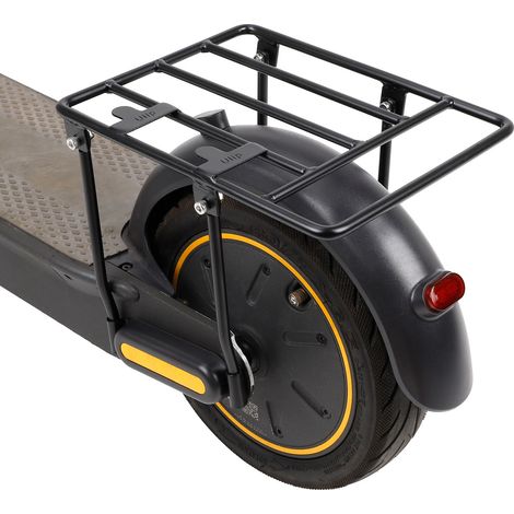 Porte-bagages arrière pliable ultra-fin noir pour scooter G30Max taille 9, porte-bagages arrière pliable