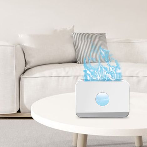 Diffuseur d'arômes à flamme, diffuseur d'aromathérapie portable, humidificateur, veilleuse pour la maison et le bureau (1/5)