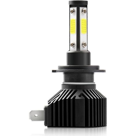 Stück IP68 wasserdichte LED-Autoscheinwerferlampen, LED-Fahrlicht-Komplettset H7 50W